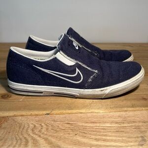 Nike Capri Canvas Slip On Shoes Size 9 Women’s Navy.
